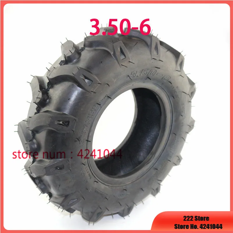 3.50-6 tire Tractor Tyre Wheel For ATV Quad Lawn Mower Garden  rotary cultivator  3.50-6.5 thickening vacuum tyre