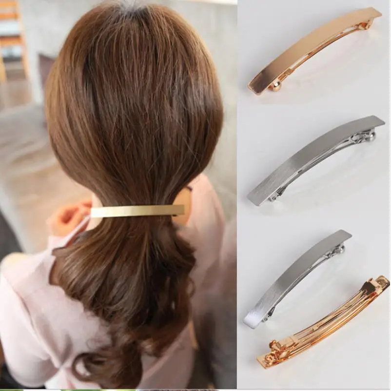 

1 PC Metal Long Strip Hairpins Women Hair Clips Barrette Bobby Pins Girls Hairgrip Hair Accessories Headdress Hot Sale T0331