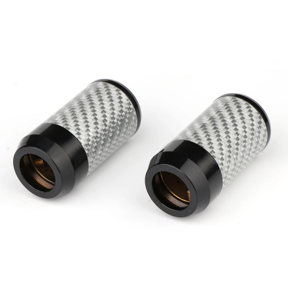 11mm/14mm/16mm Hifi Carbon Faser Hosen Boot Y Splitter Lautsprecher Audio Kabel DIY Split Audio Kabel Draht Hose 1 Zu 2 Lautsprecher – Detail 9