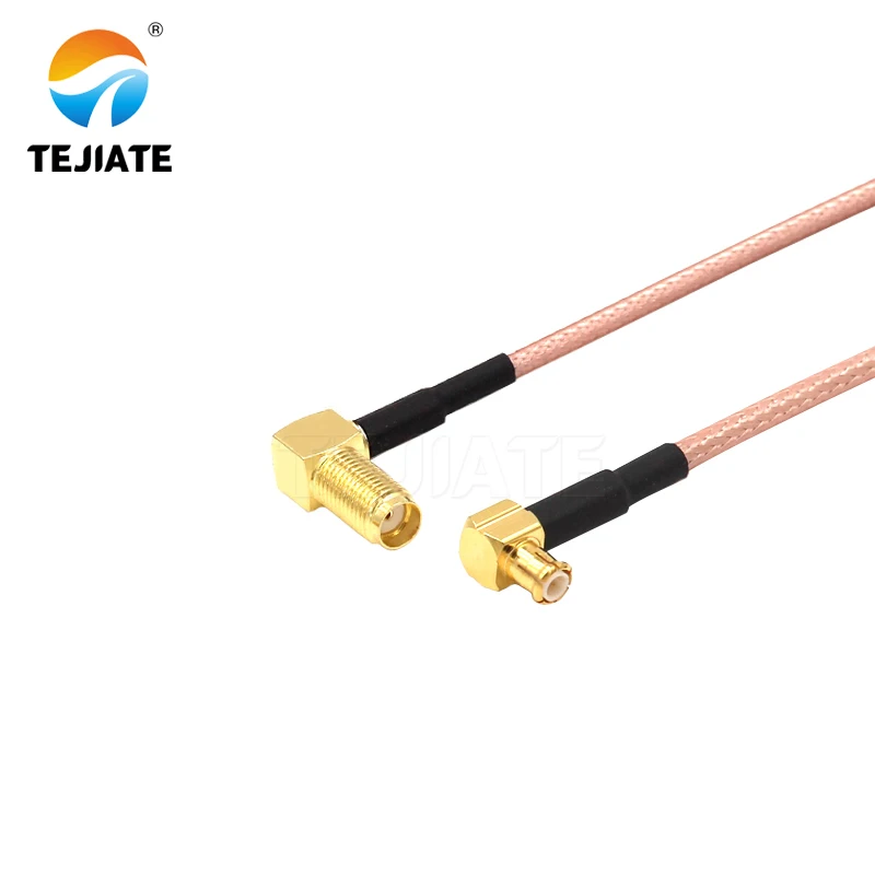 1PCS TEJIATEอะแดปเตอร์สายMCX To SMAประเภทMCXJWแปลงSMAKW 8-90ซม.1M 1.5M 2MความยาวConnector RG316ลวด