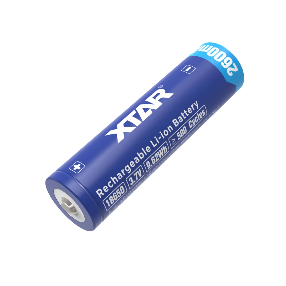 XTAR 18650 2600mAh bateria 3.7V akumulatory do latarek