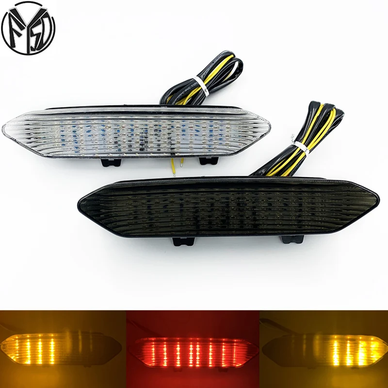 Motorcycle Rear taillight Tail Brake Turn Signals Integrated Led Light Lamp Smoke For YAMAHA YZF R1 YZFR1 2002 2003