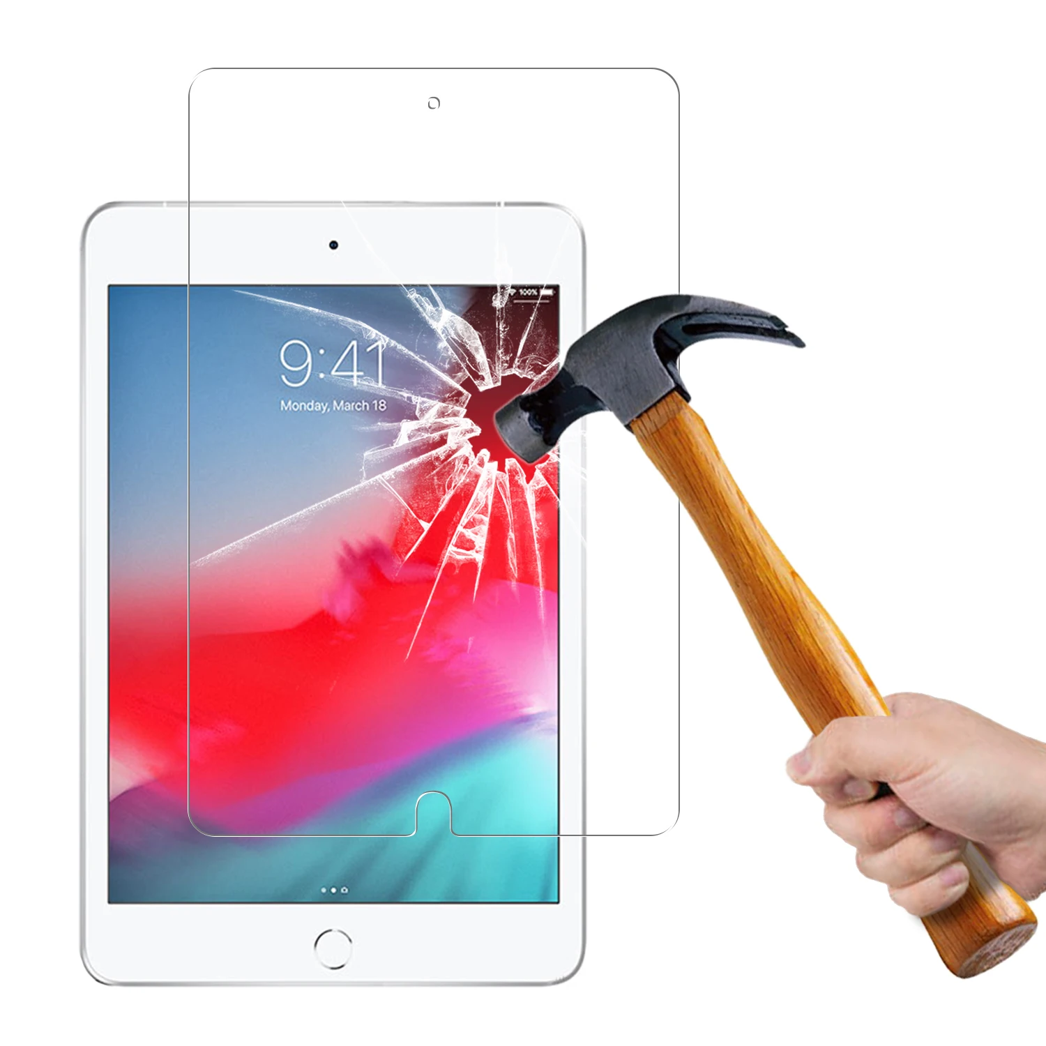 for iPad mini 6 Screen Protector, Tablet Protective Film Anti-Scratch Tempered Glass for iPad mini 6