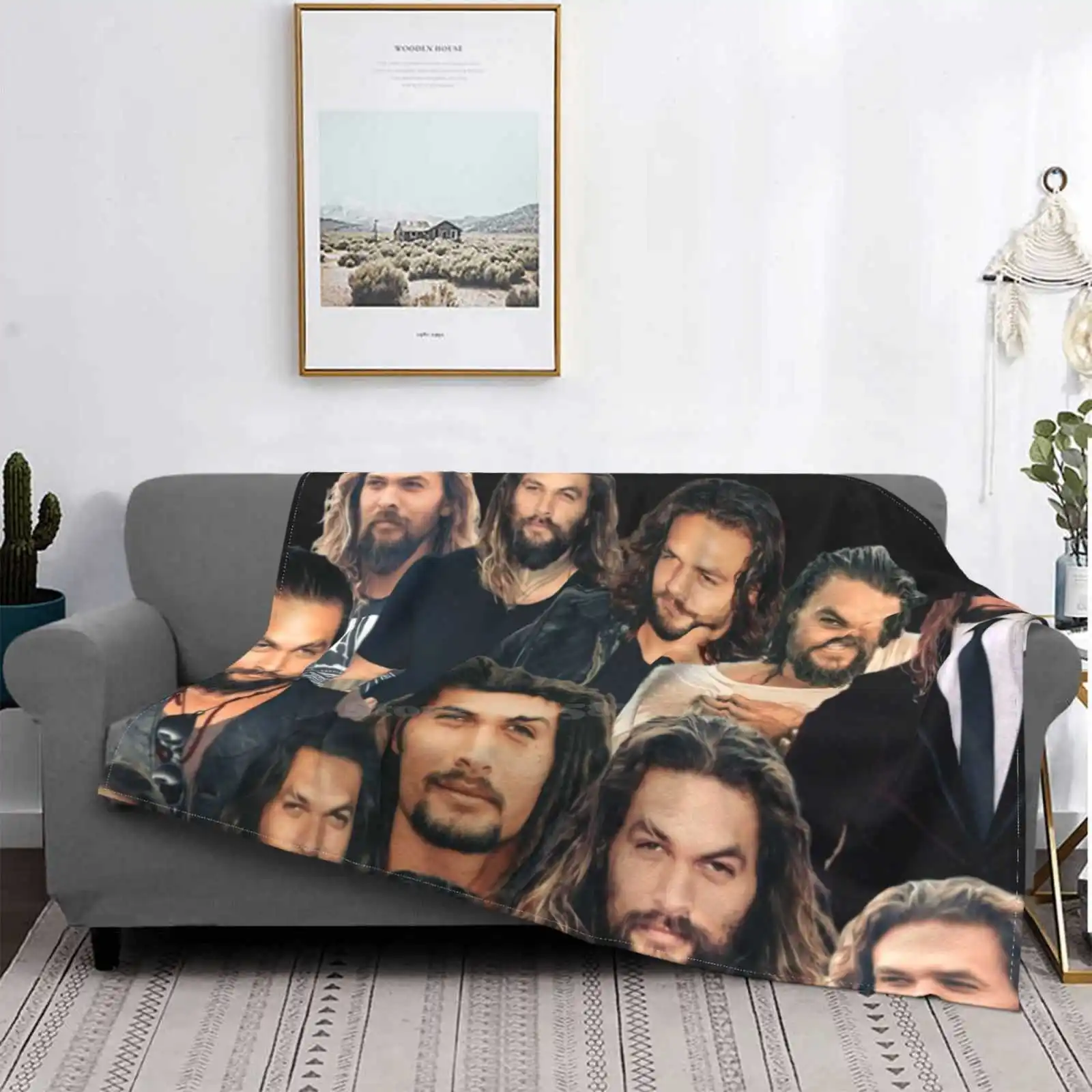 Jason Mamoa , Jason Momoa Collage All Sizes Soft Cover Blanket Home Decor Bedding Jason Mamoa Collage Jason Voorhees Jasan