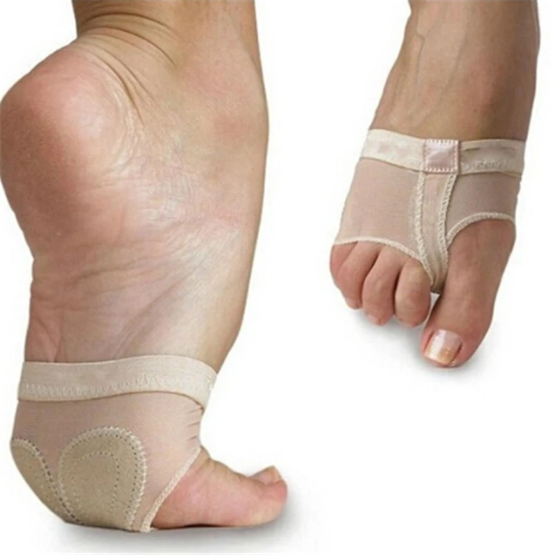 Zapatos de Ballet de vientre para niña y mujer, almohadilla para el dedo del pie con suela suave dividida, almohadilla para el cuidado de la salud,