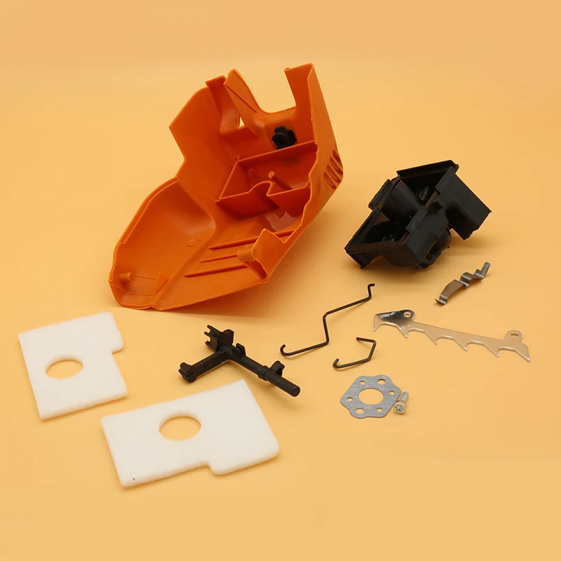 Top Cover Luchtfilter Behuizing Throttle Staaf Kit Fit Voor Stihl Ms 017 018 MS170 MS180 Benzine Kettingzaag Onderdelen