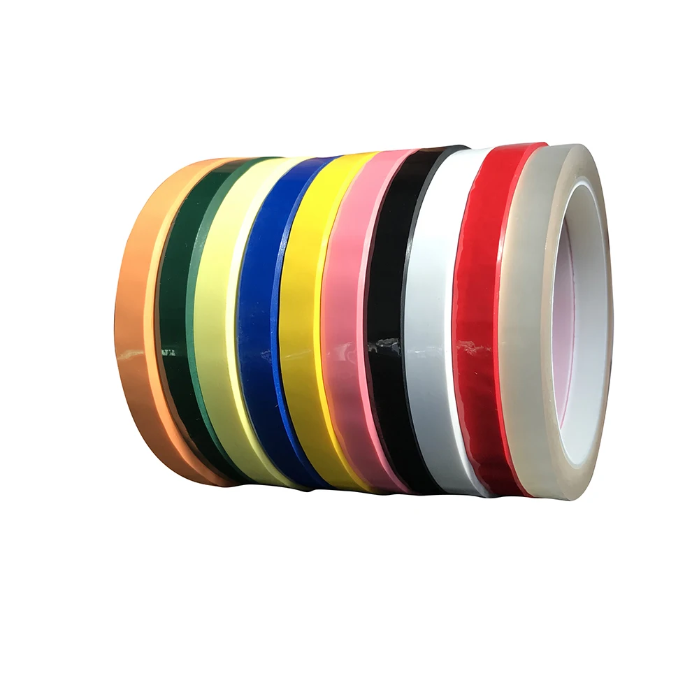 1PCS 66M Colored Anti-Flame Adhesive Insulation Mylar Tape 10mm 15mm 20mm for Transformer, Motor, Capacitor, Coil Wrap