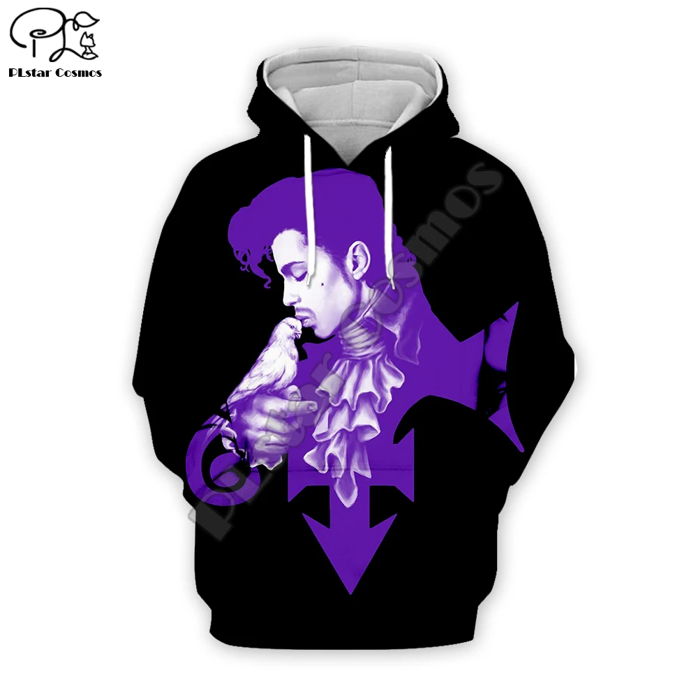 

PLstar Cosmos Popular Singer Prince Rogers Nelson Purple Men/Women 3Dprint Hip Hop Hoodies Funny Pullover Harajuku Tracksuit A16