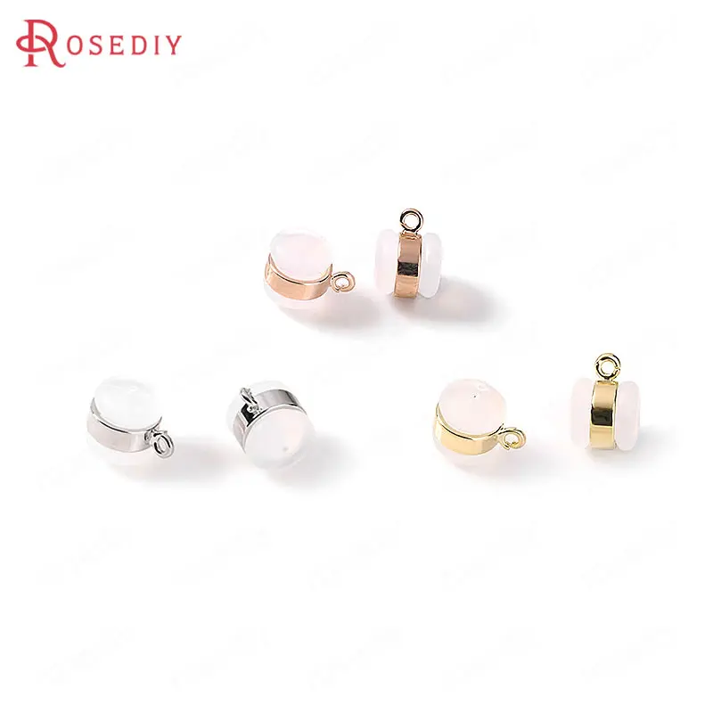 

(F221)10 pieces 5*8mm High Quality Gold Color Rubber + Hanging Hole Stud Earring Back Stopper Diy Jewelry Accessories