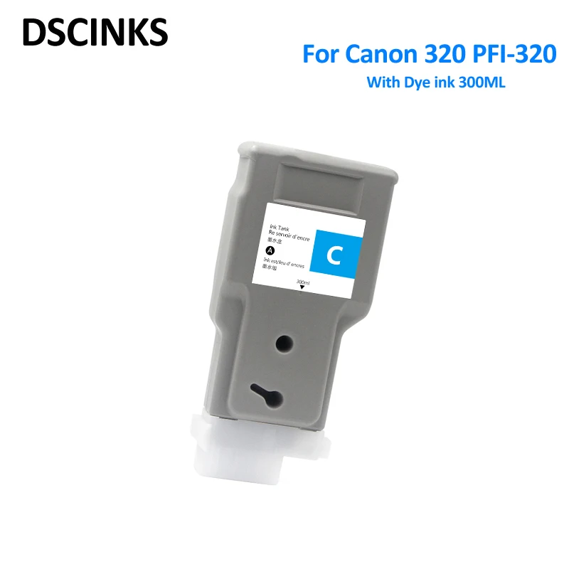 300ml PFI320 PFI-320 compatible Ink Cartridge For Canon TM200 TM205 TM300 TM305 200 205 300 305 Printer With ship 10 Options