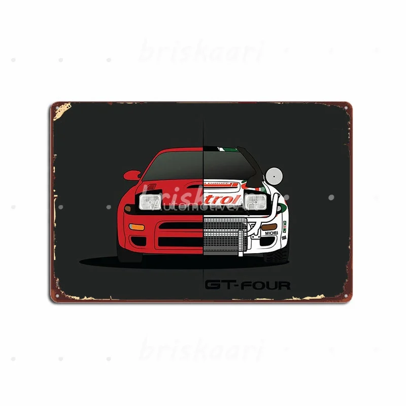 Celica Gt-Four Metal Signs Plaques Cinema Club Personalized Metal Posters