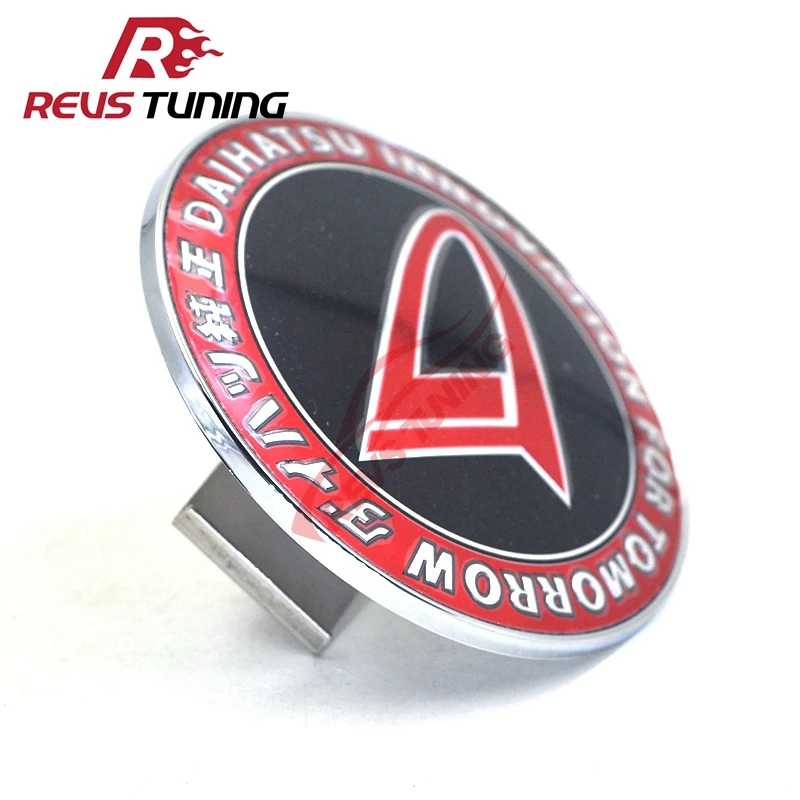 

ID:9CM Plastic+Aluminum Auto Car Decoration Badge JAF DAIHATSU Front Grille Grill Emblem