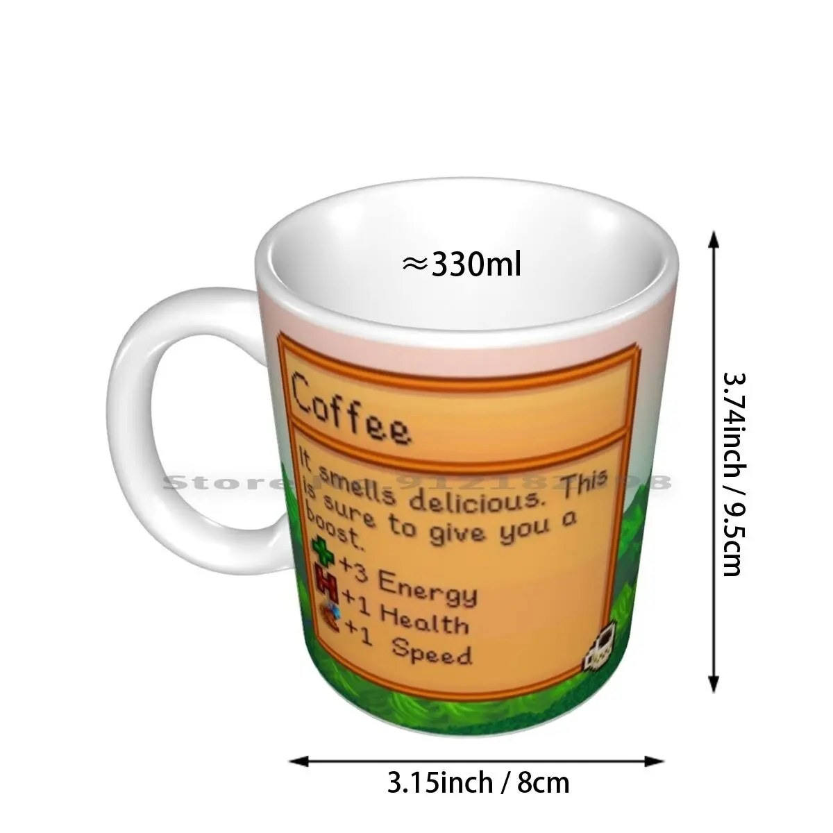 Stardew Valley-Coffee Ceramic Mugs Coffee Cups Milk Tea Valley Stardewvalley Stardew Valley Outside Nature Game Video Game