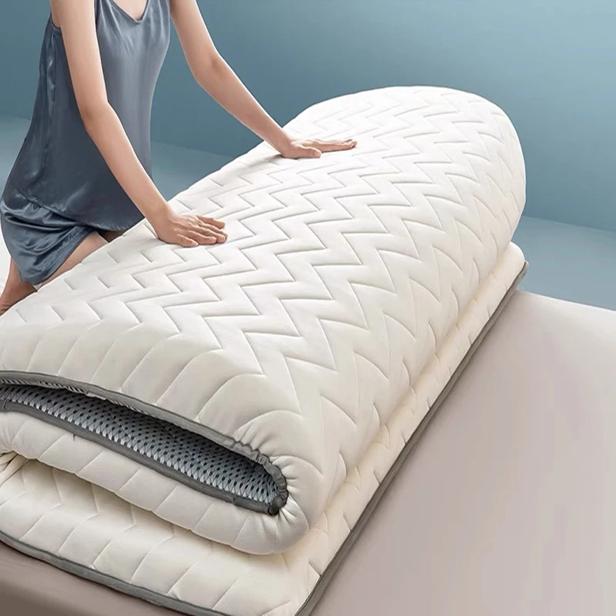 sponge latex mattress cushion household tatami mat bed mattress for single double student dormitory covered mattresses