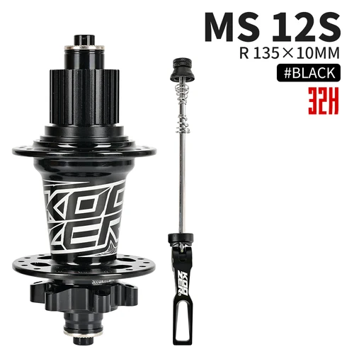 Bujes de bicicleta de montaña Koozer XM490 32H 4 rodamientos bujes de freno de disco MTB trasero delantero 100mm trasero 135/142mm 28 32 36 agujeros