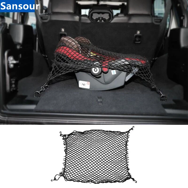 Car Net for Jeep Wrangler TJ JK JL 1997-2026 Car Trunk Net Storage Bag Net Car Accessories