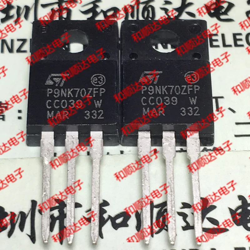 

Original New / 5pcs / P9NK70ZFP TO-220F 700V 7.5A