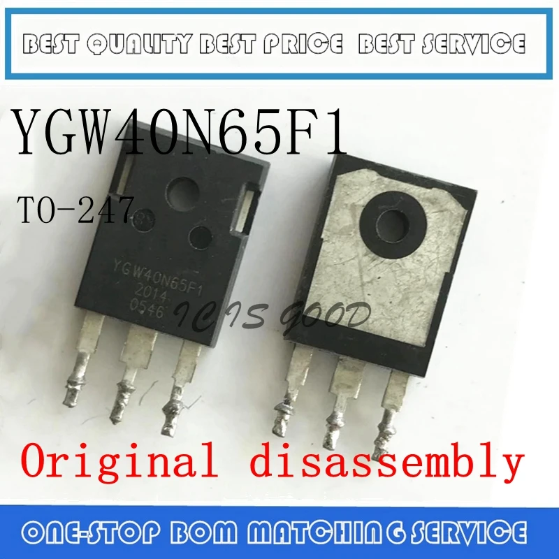 2PCS-20PCS YGW40N65F1 YGW40N65 TO-247 replace XNS40N60T SGT40N60F