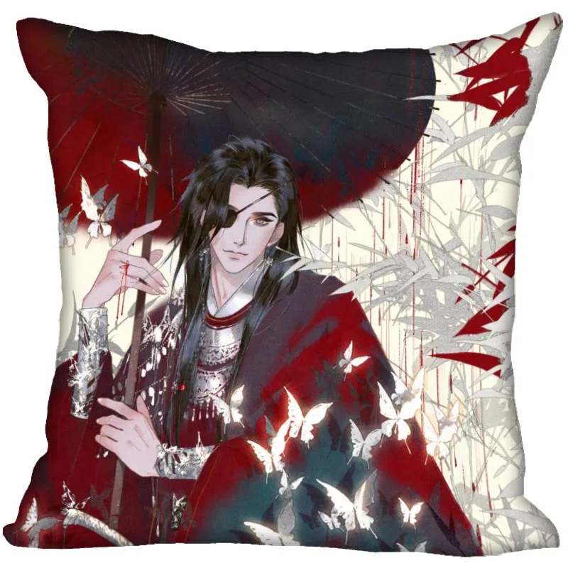 Anime Tian Guan Ci Pillow Case Wedding Decorative Fabric Pillows Cover New Year Accessories PillowCase 40X40,45X45cm 0827