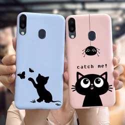 Cute Cartoon Cover For Samsung Galaxy M20 Phone Case For Samsung M20 2019 Soft Cover for Samsung Galaxy M20 M 20 SM-M205F Bumper