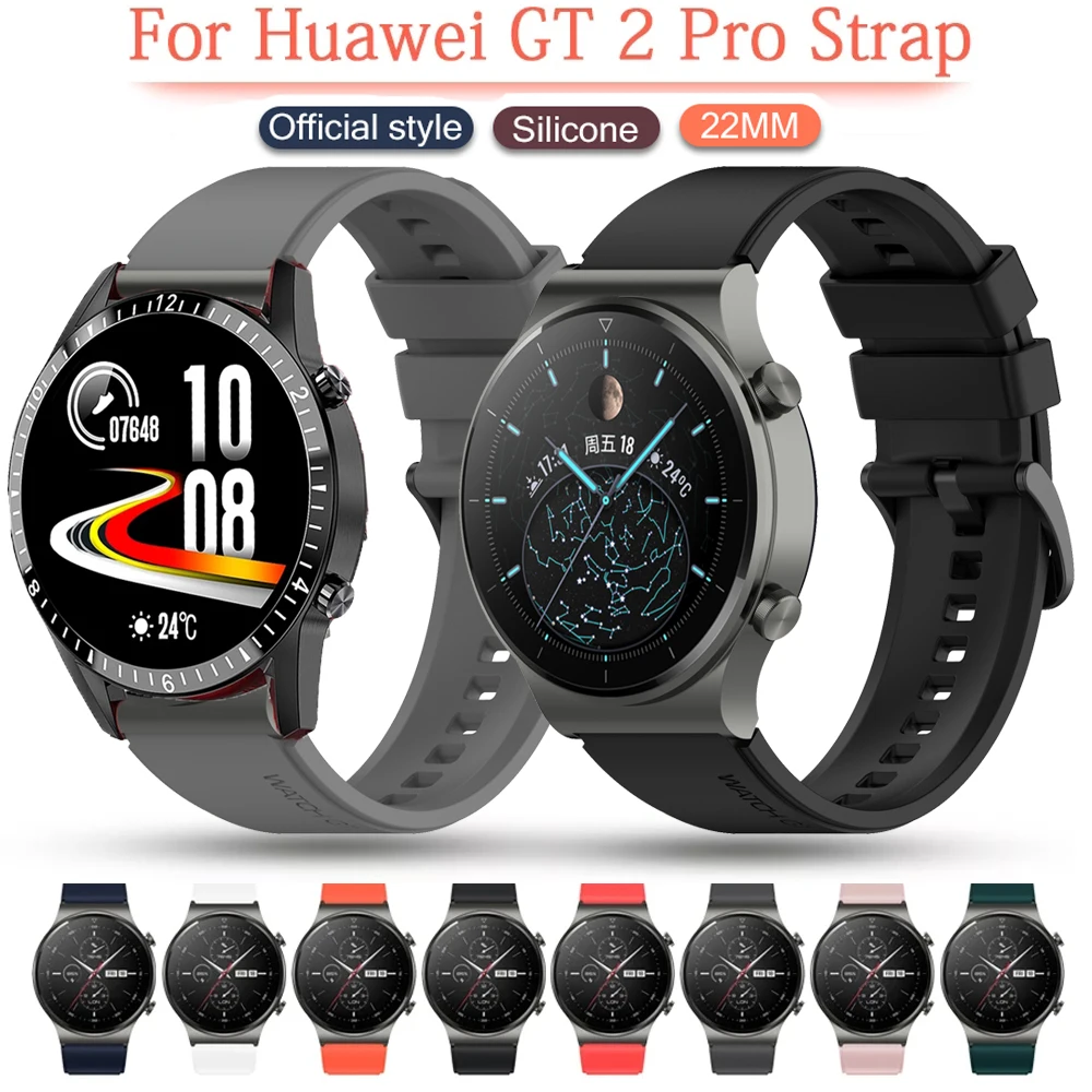 Pulseira de relógio 22mm tiras oficiais para huawei gt 2 gt2 pro gt3 originais substitutos smartwatch honra magia 1 2 46mm pulseira cinto