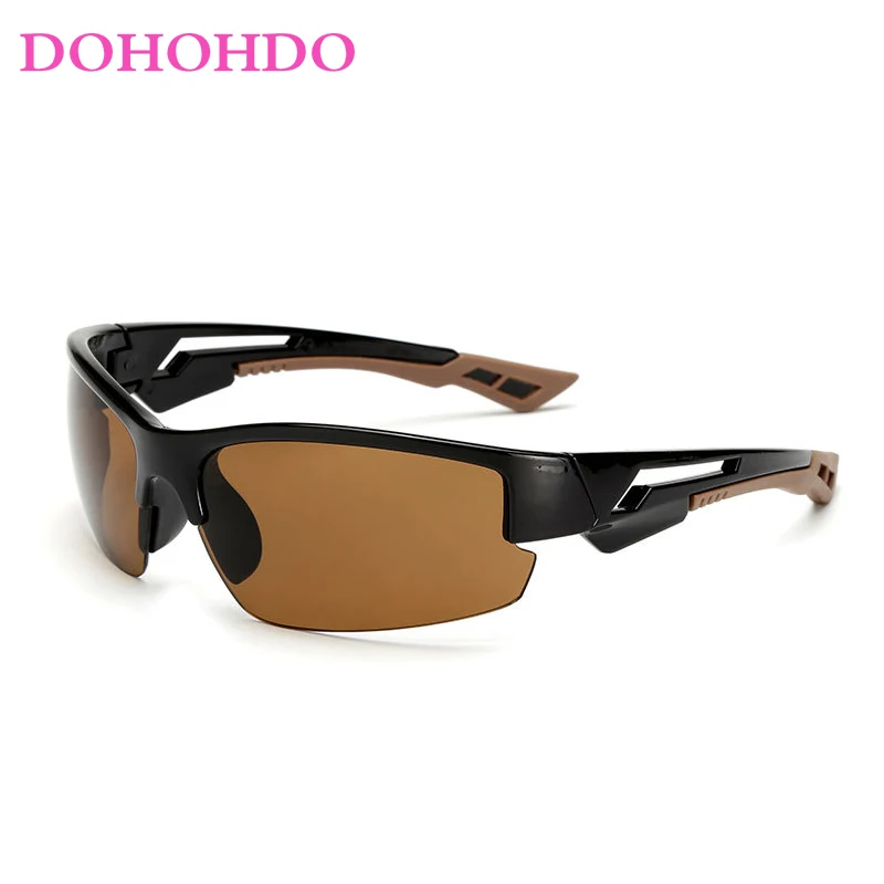 DOHOHDO 2022 Classic Luxury Mens Army Goggles Sports Driving Sunglasses UV400 Fishing Men Tactical Sun glasses For Male Gunes