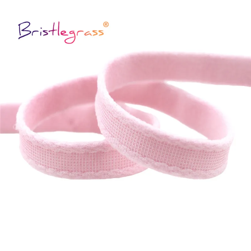 

BRISTLEGRASS 2 5 10 Yard 3/8" 10mm Nylon Bra Underwire Casing Elastics Band Plush Channeling Tape Underwear Lingerie Sewing Trim