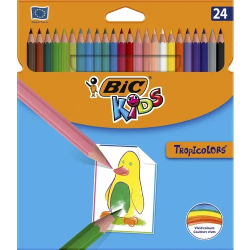 Bic Kids Tropicolors Color Pencil 24 Colors