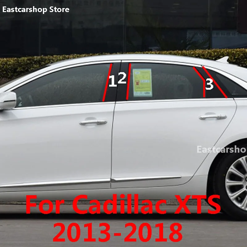 

Наклейки на стойки для Cadillac XTS 2018, 2017, 2016, 2014, 2013