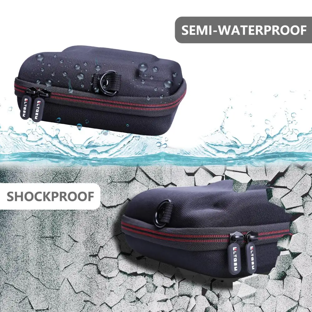 LTGEM EVA sert çanta Bushnell H2O su geçirmez/buğu korumalı Porro prizma dürbün (12*42mm)