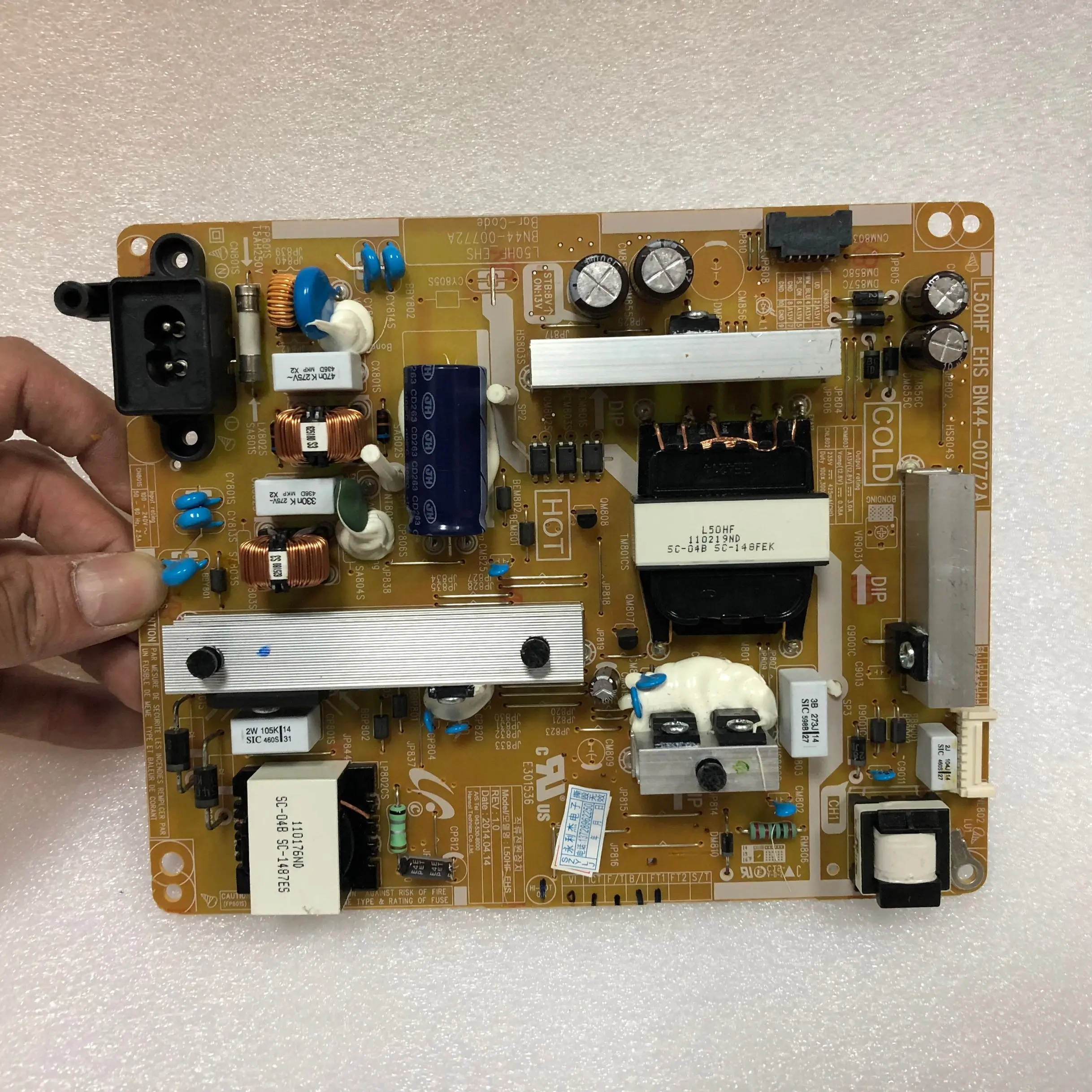 

free shipping original BN44-00772A L50HF_EHS power board