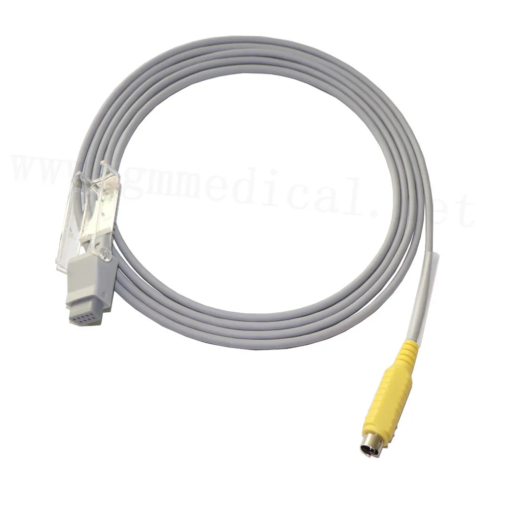 Compatible with MEK MP700, MP800 Spo2 adapter cable , Round 7pin M -DB9F , L=2.5M