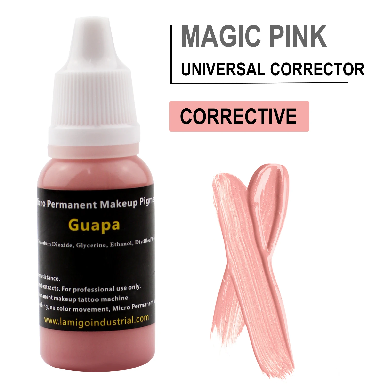 Universal Corrector Magic Pink Permanent Makeup Ink Lips Tattoo Ink Set Eyebrow dermographe Pigment Professional 15ML