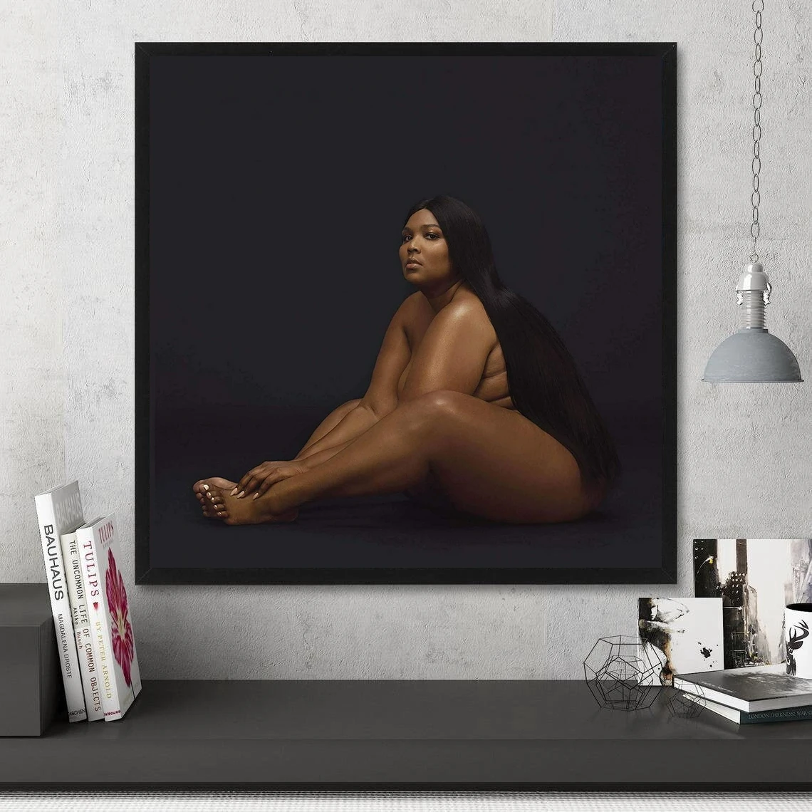 Lizzo Cuz I Love You Rap Music Album Poster Prints Art Canvas Painting Wall Living Room Home Decor (No Frame)