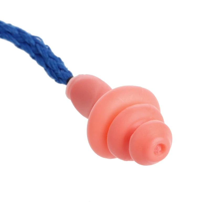 Dropship macio silicone orelha plug algodão string protetor auditivo earplugues redução ruído