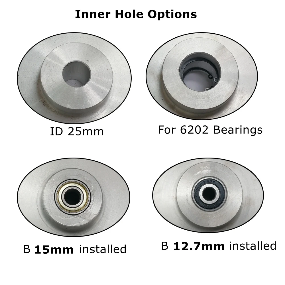 200*38Mm Solid Rubber Contact Wiel Riem Grinder Deel