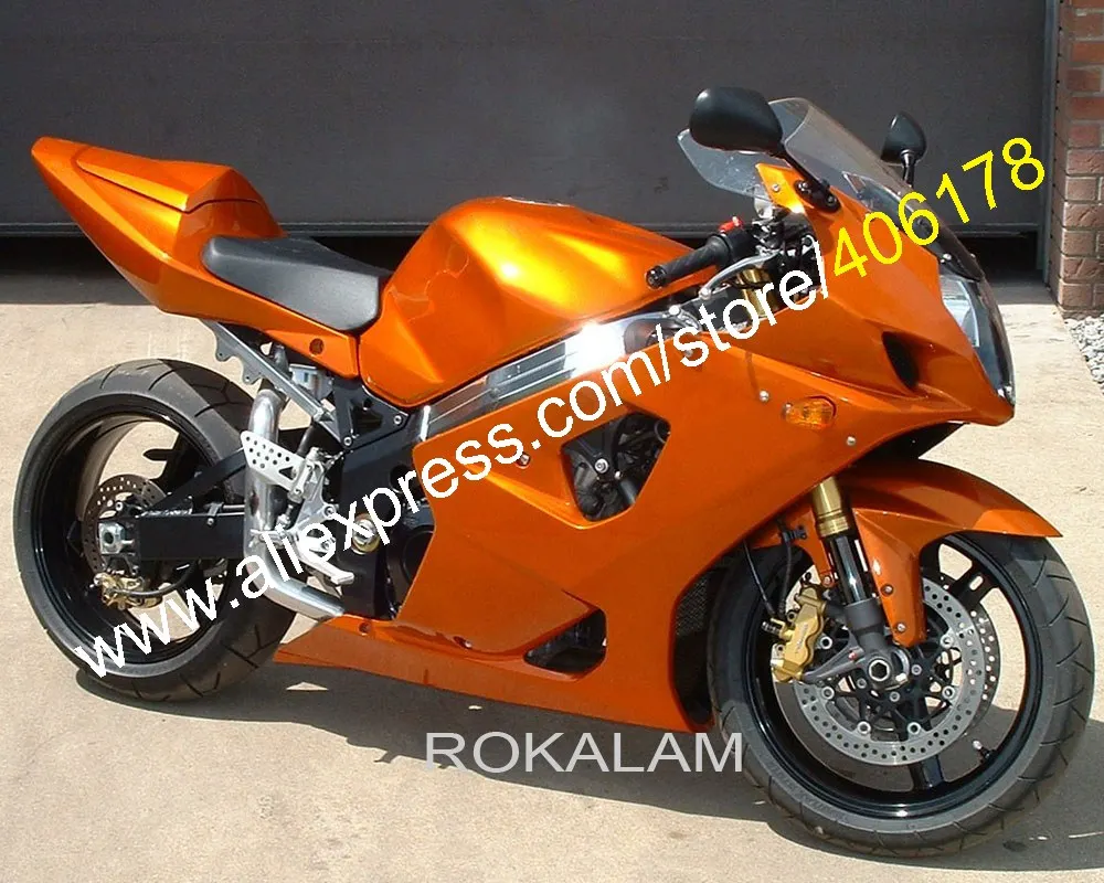 For Suzuki 2003 2004 GSX-R1000 K3 GSXR 1000 03 04 GSXR1000 Orange ABS Motorcycle Fairing Body Kit (Injection Molding)