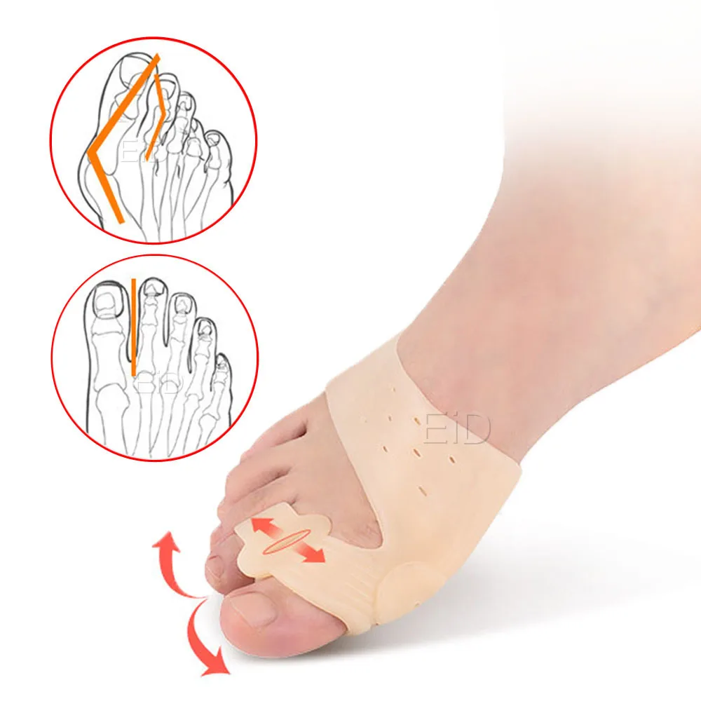 Upgrade magnet Toe Separator Hallux Valgus Bunion Corrector Gel Pad Stretch Protector Guard Toe Separator Orthopedic Protector