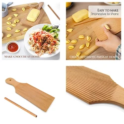 Spaghetti Rolling Make Pin Molds Macaroni Pasta Maker Noodle Machine Pasta Board Baby Food Supplement Moulds Manual Kitchen Tool