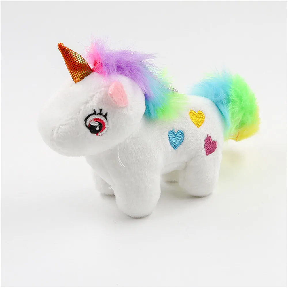 Creative Anime Little Twin Star Unicorn Plush Pendant Keychain Kawaii Cute Mini Soft Stuffed Animals Plush Toy Kids Doll