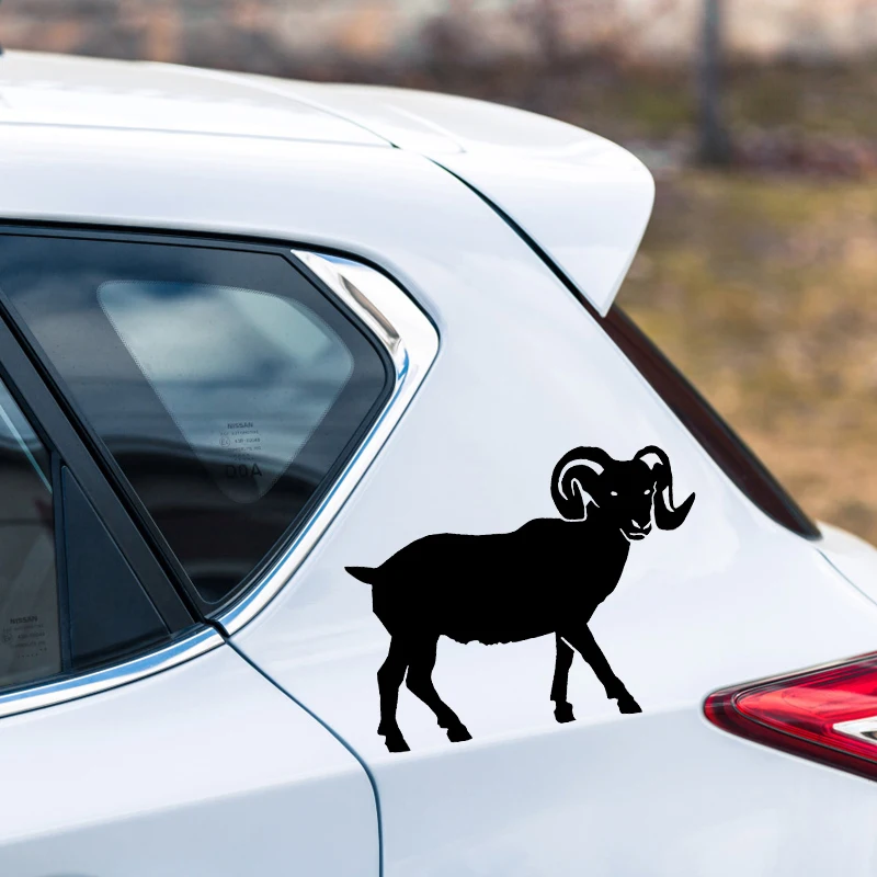 Mountain Goat Die-Cut Vinyl Decal Car Sticker Waterproof Auto Decors on Car Body Bumper Rear Window Laptop Choose Size #S60665