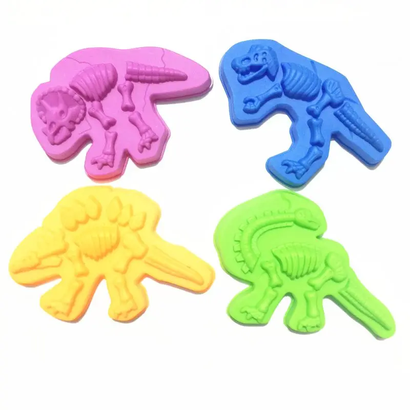 Dinosaur Plasticine Mould Tools DIY Clay Moulds Toy Kit Dough Modeling Clay Toys