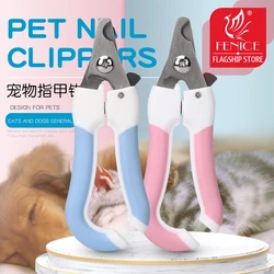 Fenice-Professional Nail Clipper for Pet, Stainless Steel Cutter, Grooming Scissors, Claw Nail Scissors with Lock, Cat and Dog