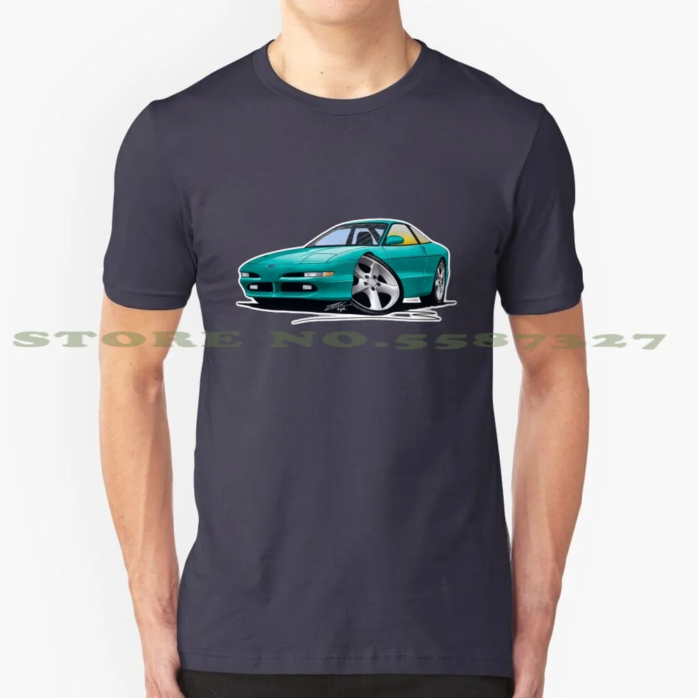 Probe Turquoise [ Us ] 100% Pure Cotton T-Shirt Probe Us Sports Cars Turquoise