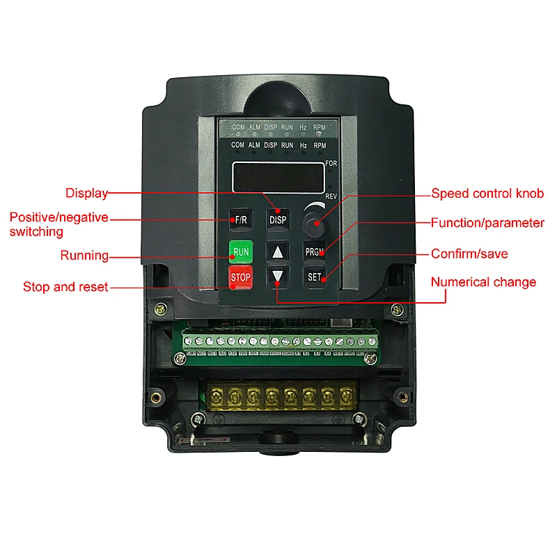 CNC Spindle Motor VFD Inverter 800W 0.8KW 1.5KW 2.2KW 3.0KW 4.0KW Variable Frequency Drive DIY CNC Engraving Machine Shaft