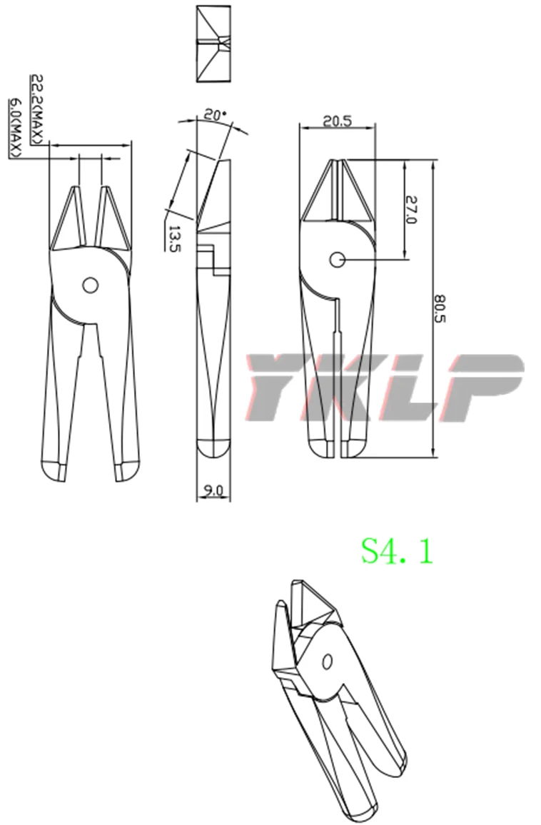 ZS4/S4/S4.1/SD4.1/S4s Air Scissors Shears Cutter Head Nipper Pneumatic Crimping Pliers Tool Part for Terminal MS-10 Body 1Pc