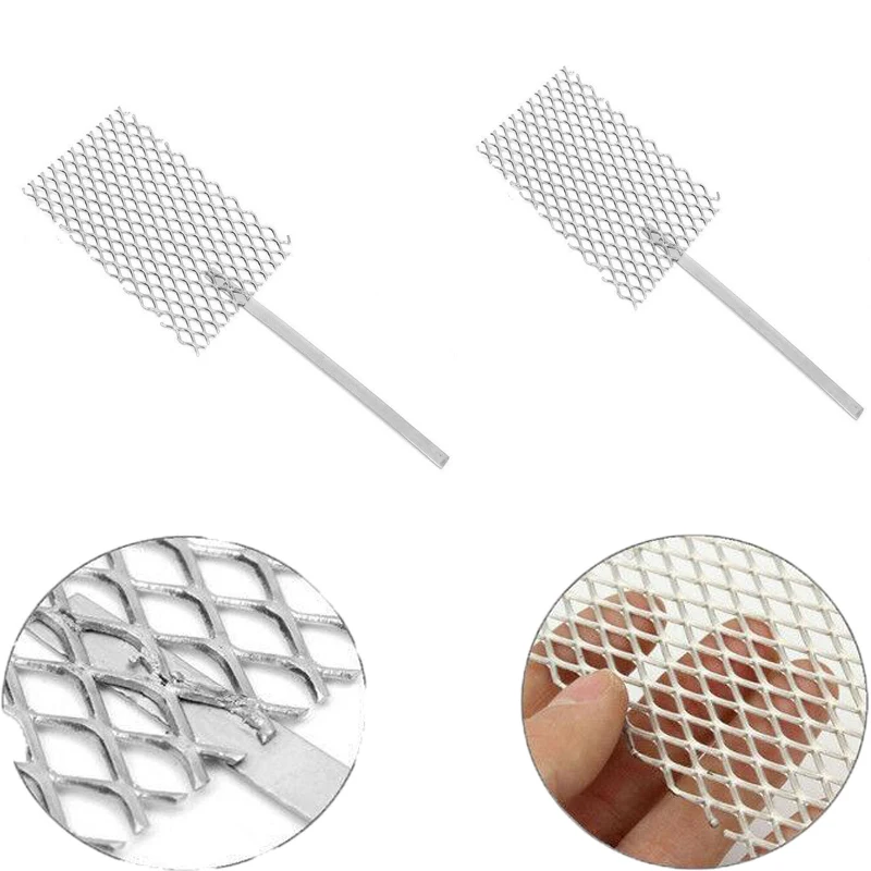 1pcs Platinized Titanium Mesh Anode Rhodium Mesh With Handle Jewelry Tool Jeweler Goldsmith Tool Jewelry Plating Plater Tool