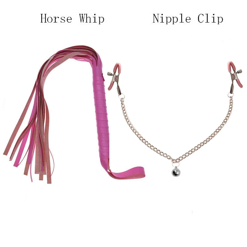 

Whip Metal Nipple Clamps Chains BDSM Bondage Sex Toys Women Nipples Clips for Couples Flirt Toys Adult Games