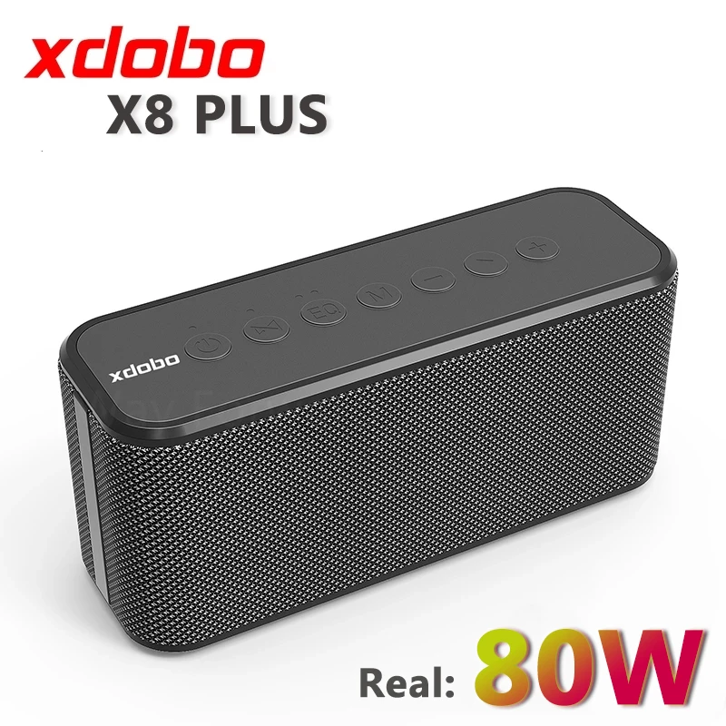 XDOBO – haut-parleur X8 Plus sans fil, haut-parleur Bluetooth 80W, colonne Portable pour chargement de téléphone Portable, Boombox Ultra haute puissance