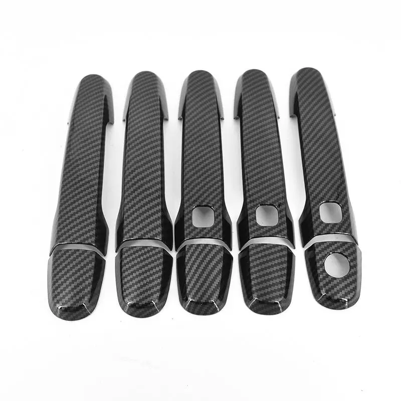 For Toyota RAV4 RAV 4 2006 2007 2008 2009 2010 2011 2012 2013 Carbon Fiber Chrome Car Door Handle Covers Styling Accessories